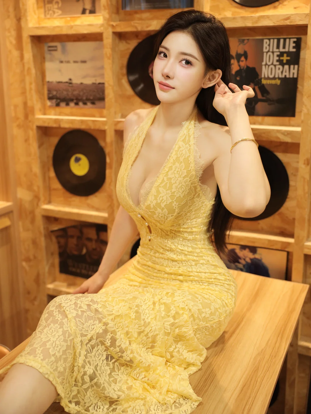 梨霜儿 - No.006 黑胶唱片 [113P-498MB] tg@simisebaisi 【丝足阁】027.webp